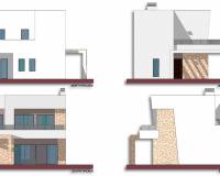 Neue Konstruktion - Villa / Doppelhaushälfte - San Miguel de Salinas